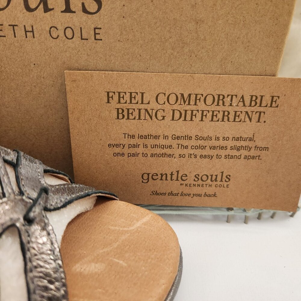 Gentle Souls Leather "Break my Heart" Gladiator Sandals. NIB. Size 6 - Picture 12 of 12